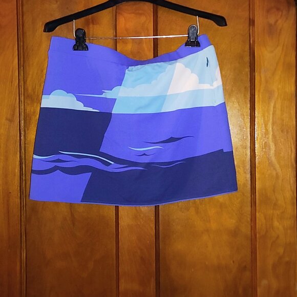 McLaughlin Blue Ocean Scene Skort - Picture 6 of 7